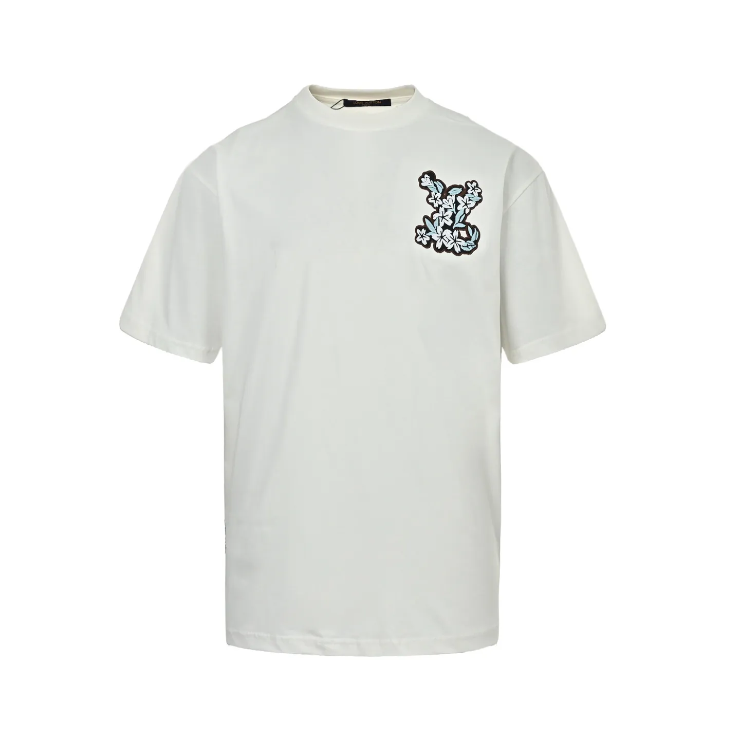 Louis Vuitton/Louis Vuitton floral embroidered short sleeves